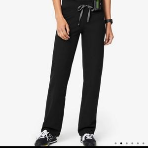 Figs Livingston Scrub bottoms in Black. Size S/P